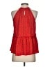 Ann Taylor LOFT 100% Polyester Red Tank Top Size S - photo 2