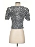 Lulus Silver Short Sleeve Top Size XS - photo 2