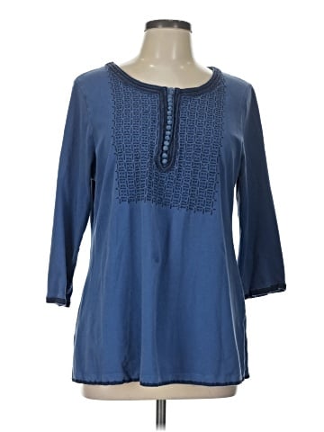 Isaac Mizrahi LIVE! 3/4 Sleeve Blouse (view 1)