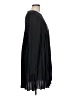 ASOS 100% Polyester Solid Black Casual Dress Size 10 - photo 4