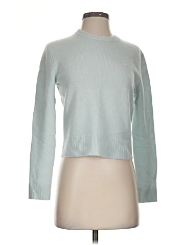 Aqua Cashmere Pullover Sweater (view 1)