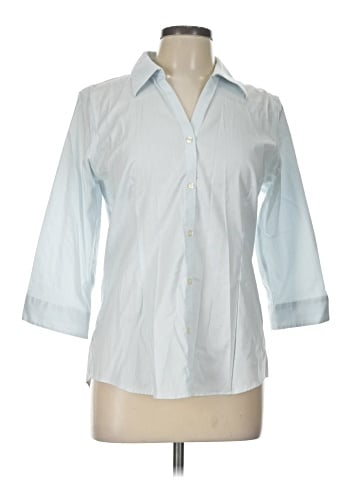 Eddie Bauer 3/4 Sleeve Button-Down Shirt (view 1)
