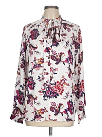 Liz Claiborne Long Sleeve Blouse (view 1)
