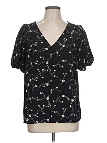 LC Lauren Conrad Short Sleeve Blouse (view 1)