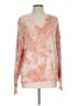 Democracy 100% Cotton Tie-dye Pink Pullover Sweater Size L - photo 1