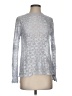 Hinge Silver Long Sleeve Blouse Size S - photo 1