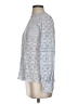 Hinge Silver Long Sleeve Blouse Size S - photo 5