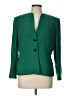Kasper A.S.L. 100% Polyester Green Blazer Size 12 Petite - photo 1
