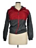 Eddie Bauer 100% Polyester Color Block Red Windbreaker Size 14 - photo 1