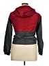 Eddie Bauer 100% Polyester Color Block Red Windbreaker Size 14 - photo 2