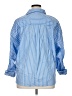 Talbots 100% Cotton Stripes Blue Long Sleeve Button-Down Shirt Size 1X Petite - photo 2