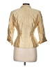 Etcetera 100% Silk Gold Silk Blazer Size 6 - photo 2