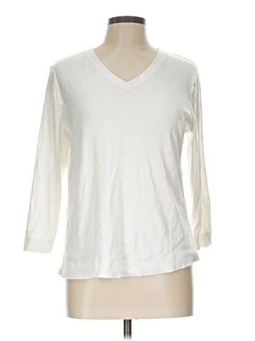 Chico's 3/4 Sleeve T-Shirt (view 1)