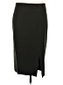 Worth Solid Black Wool Skirt Size 4 - photo 2