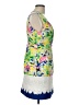 Esley 100% Polyester Print White Cocktail Dress Size L - photo 4
