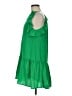 TCEC 100% Polyester Solid Green Casual Dress Size M - photo 5