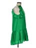 TCEC 100% Polyester Solid Green Casual Dress Size M - photo 4