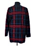 Talbots 100% Wool Plaid Blue Wool Cardigan Size Lg Petite - photo 2