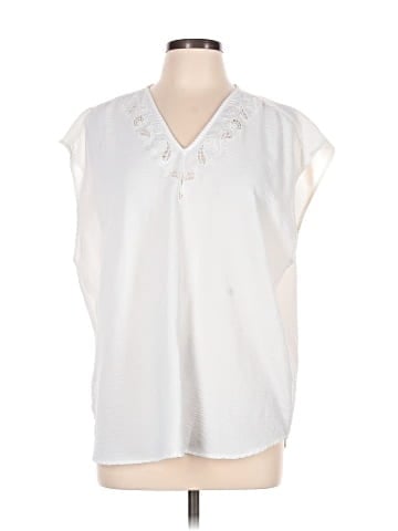 Adrianna Papell Sleeveless Blouse (view 1)