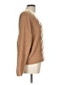 Express Color Block Brown Pullover Sweater Size L - photo 4