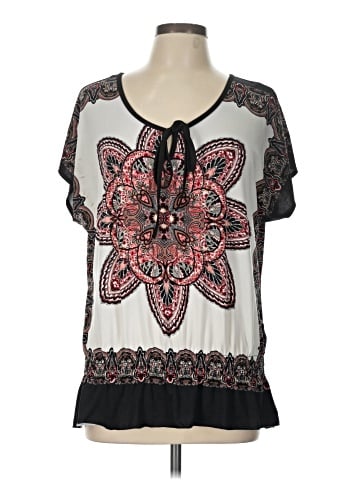 Claudia Richard Short Sleeve Blouse (view 1)