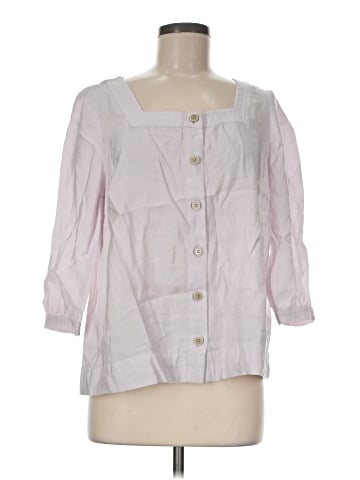 J.Jill 3/4 Sleeve Button-Down Shirt (view 1)