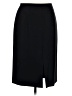Classiques Entier Solid Black Wool Skirt Size 8 - photo 1