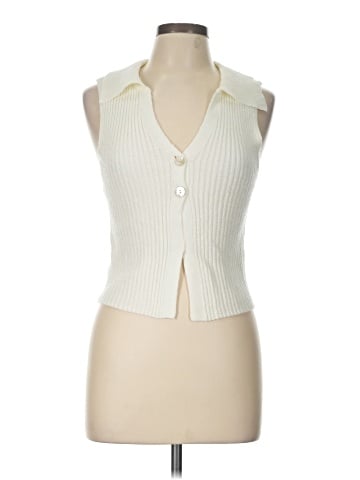 Hazel Sleeveless Button-Down Shirt (view 1)