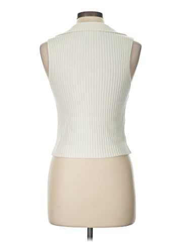 Hazel Sleeveless Button-Down Shirt (view 2)