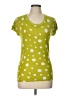 Willi Smith Polka Dots Green Short Sleeve T-Shirt Size L - photo 1