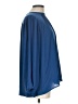 Ann Taylor Blue 3/4 Sleeve Blouse Size L - photo 4