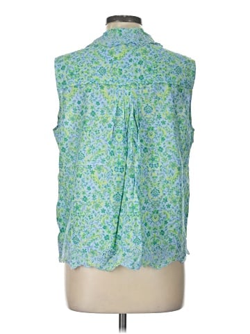 Democracy Sleeveless Button-Down Shirt (view 2)