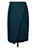 J.Crew 100% Polyester Solid Teal Formal Skirt Size 0 - photo 1