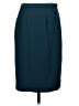 J.Crew 100% Polyester Solid Teal Formal Skirt Size 0 - photo 2