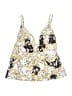Venus Floral Yellow Swimsuit Top Size 6 - photo 1