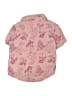 Cat & Jack 100% Rayon Pink Short Sleeve Button-Down Shirt Size 4 - 5 - photo 2