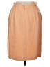 Talbots 100% Silk Solid Tan Silk Skirt Size 8 - photo 2