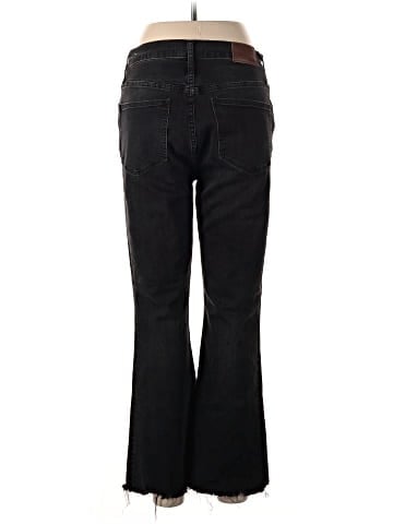 Madewell Cali Demi-Boot Jeans in Berkeley Black: Chewed-Hem Edition (view 2)