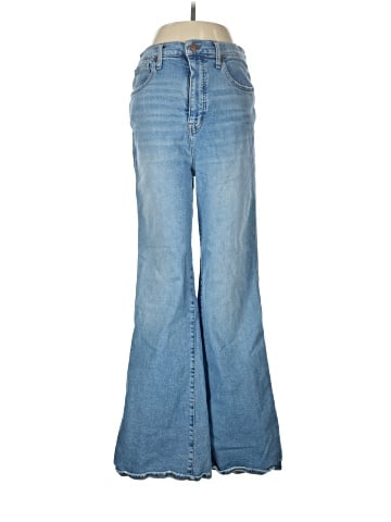 Madewell High-Rise Flare Jeans in Caine Wash (view 1)