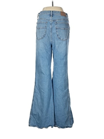 Madewell High-Rise Flare Jeans in Caine Wash (view 2)