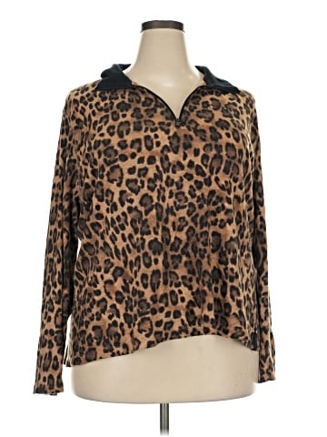 L-RL Lauren Active Ralph Lauren Long Sleeve Blouse (view 1)