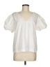 J.Crew 100% Cotton White Short Sleeve Blouse Size M - photo 1