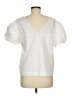 J.Crew 100% Cotton White Short Sleeve Blouse Size M - photo 2