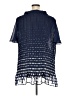 Only Necessities 100% Polyester Polka Dots Blue Short Sleeve Blouse Size 3X - photo 2