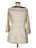 BCBGMAXAZRIA Ivory 3/4 Sleeve Blouse Size M - photo 2
