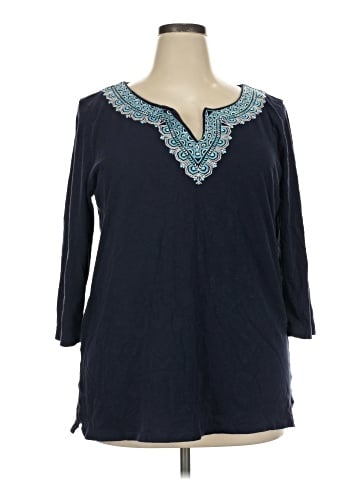 Talbots 3/4 Sleeve Top (view 1)