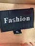 Fashion 100% Polyester Tan Coat Size XL - photo 6