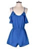 Bebop 100% Polyester Solid Blue Romper Size M - photo 1