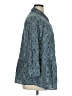 Catherines Paisley Teal 3/4 Sleeve Button-Down Shirt Size 0XWP - photo 4