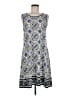 Max Studio Paisley Blue Casual Dress Size M - photo 1